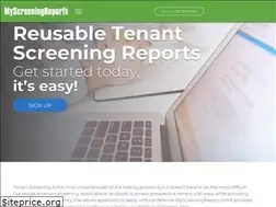 Sites similar to myscreeningreport.com