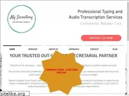 Sites similar to mysecretary.ie