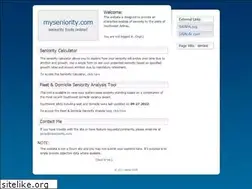 Sites similar to myseniority.com