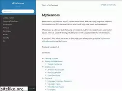 Sites similar to mysensors.readthedocs.io