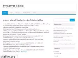 Sites similar to myserverissick.com