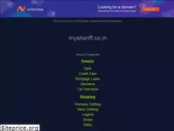 Sites similar to mysheriff.co.in