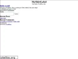Sites similar to myshirtlabel.de