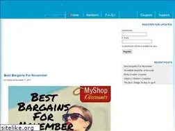 Sites similar to myshopdiscountsblog.com