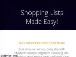 Sites similar to myshopperapp.com