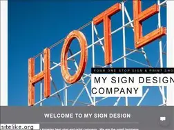 Sites similar to mysigndesign.net