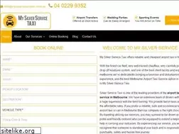 Sites similar to mysilverservicetaxi.com.au