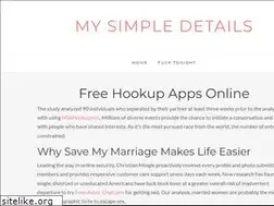 Sites similar to mysimpledetails.com
