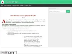 Sites similar to mysinustory.com