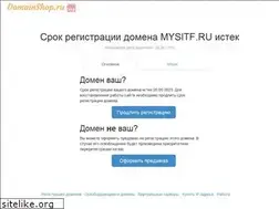 Sites similar to mysitf.ru