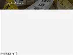 Sites similar to mysizepatterns.com