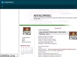 Sites similar to mysliwiec.livejournal.com