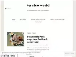 Sites similar to myslowworld.com