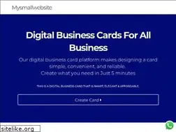 Sites similar to mysmallwebsite.com