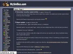 Sites similar to mysmilies.com