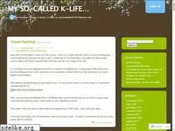 Sites similar to mysocalledklife.wordpress.com