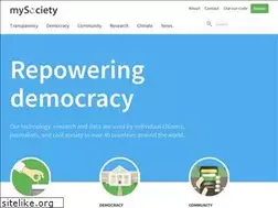 Sites similar to mysociety.org