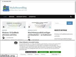 Sites similar to mysoftwareblog.de