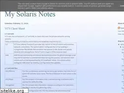 Sites similar to mysolarisnotes.blogspot.com