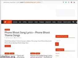 Sites similar to mysonglyrics.net