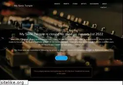 Sites similar to mysonictemple.com
