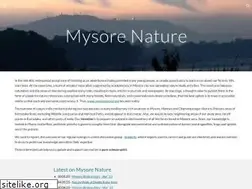 Sites similar to mysorenature.org