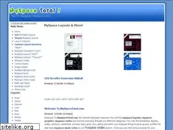 Sites similar to myspacetotal.com