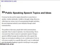 Sites similar to myspeechclass.com