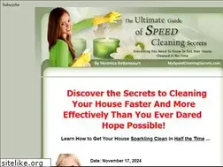 Sites similar to myspeedcleaningsecrets.com