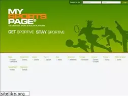 Sites similar to mysportspage.eu