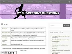 Sites similar to myspquestions.wordpress.com