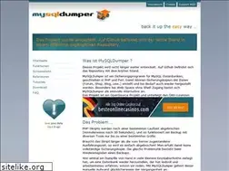 Sites similar to mysqldumper.de