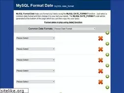 Sites similar to mysqlformatdate.com