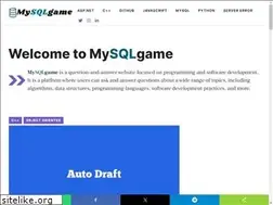 Sites similar to mysqlgame.com