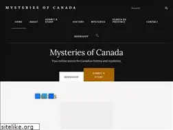 Sites similar to mysteriesofcanada.com