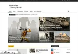 Sites similar to mysteriesunexplained.com
