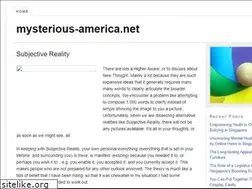 Sites similar to mysterious-america.net