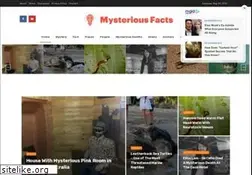 Sites similar to mysteriousfacts.com