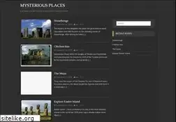 Sites similar to mysteriousplaces.com