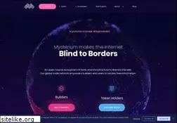 Sites similar to mysterium.network
