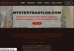 Sites similar to mysterybabylon.com