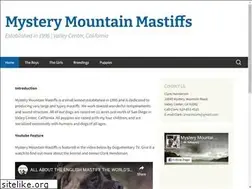 Sites similar to mysterymountainmastiffs.com