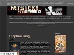 Sites similar to mysterynovelfavorites.blogspot.com