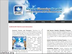 Sites similar to mysteryshoppingcanada.com