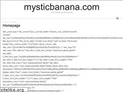Sites similar to mysticbanana.com