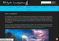 Sites similar to mysticinvestigations.com