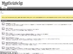 Sites similar to mysticwicks.com