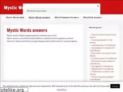 Sites similar to mysticwords.org