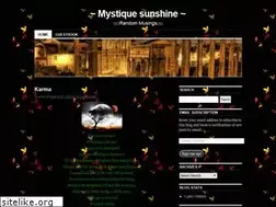 Sites similar to mystiquesunshine.wordpress.com