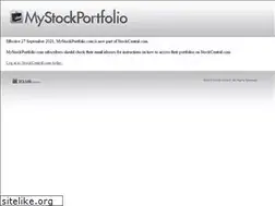 Sites similar to mystockportfolio.com